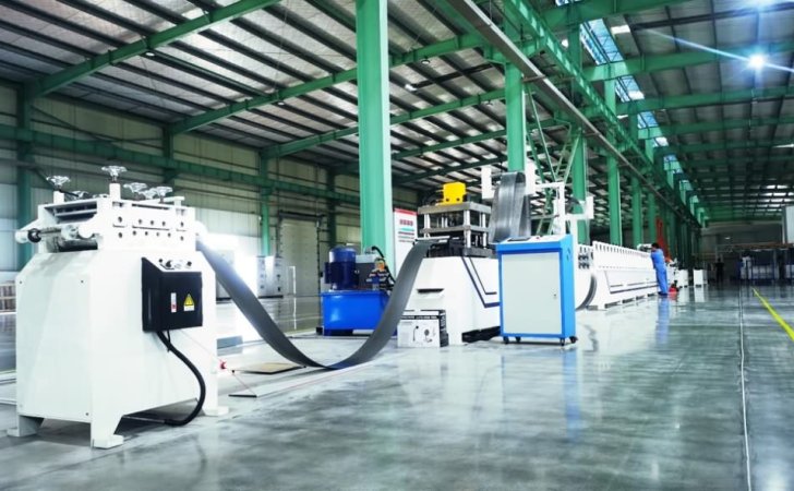 自动化九折型材生产线